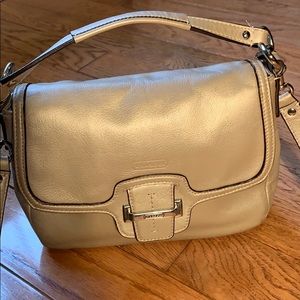 Coach Taylor Leather Flap Over Crossbody